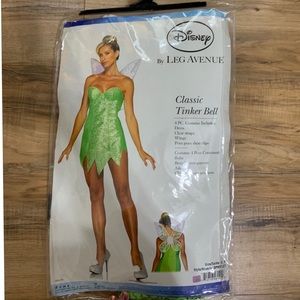Disney Adult Tinkerbell Costume Size Small